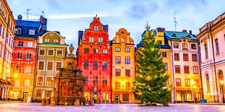 Na trhy i do námořního muzea: adventní zájezd do Stockholmu, 2 noci se snídaní, letenky