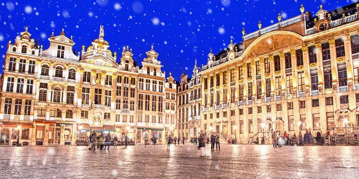 Advent v Bruselu: 2 noci v hotelu se snídaní, letenky a transfery i průvodce