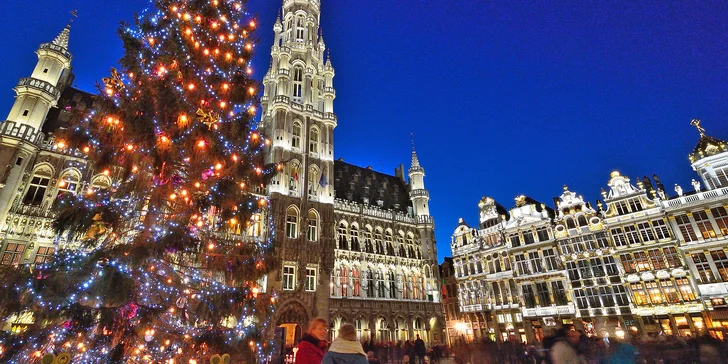 Advent v Bruselu: 2 noci v hotelu se snídaní, letenky a transfery i průvodce