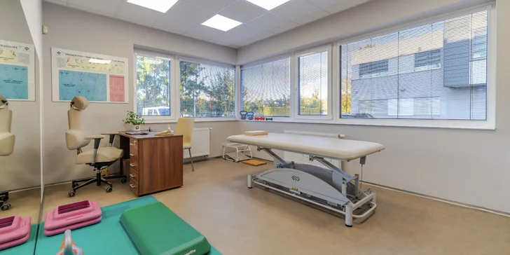 Vstupní vyšetření a terapie ve fyzioterapeutické klinice Kinisi