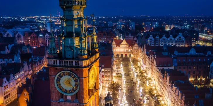3denní adventní zájezd do polského Gdaňsku: 3* hotel, vč. letenek a snídaně
