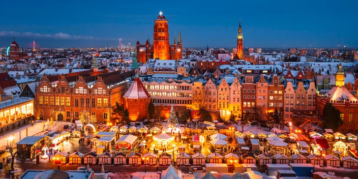 3denní adventní zájezd do polského Gdaňsku: 3* hotel, vč. letenek a snídaně