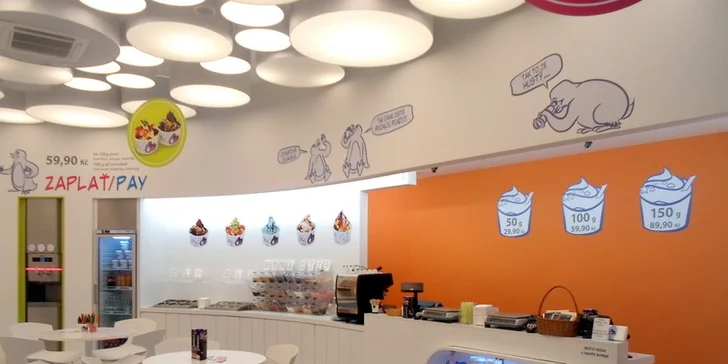 200 g oblíbeného frozen yogurtu + BONUS