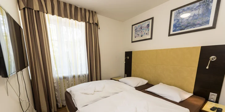 Pohoda 3 km od Karlových Varů až pro 4 osoby: apartmány s kuchyňkou