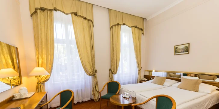 Relax v Karlových Varech: pobyt s jídlem i wellness a lázeňskými procedurami