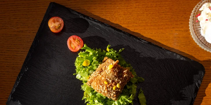 5chodové menu v zámecké restauraci i privátní relaxace pro dva