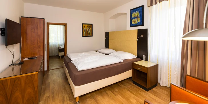 Pohoda 3 km od Karlových Varů až pro 4 osoby: apartmány s kuchyňkou
