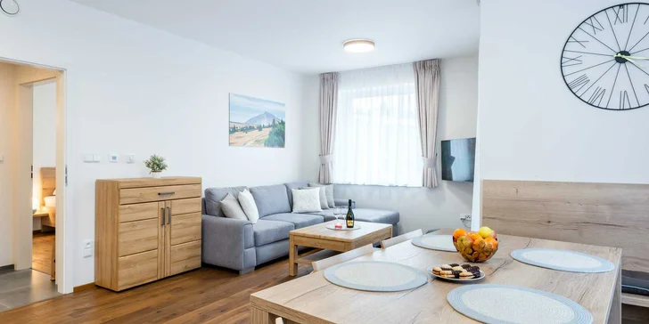 Pobyt v srdci Krkonoš: luxusní apartmány ve Vrchlabí pro 2 až 6 osob