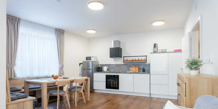 Pobyt v srdci Krkonoš: luxusní apartmány ve Vrchlabí pro 2 až 6 osob