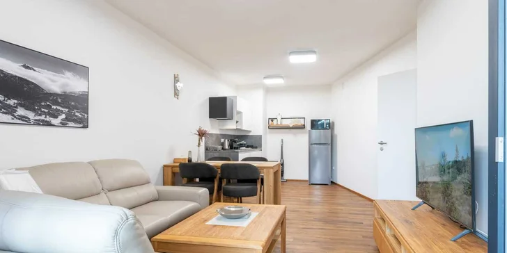 Pobyt v srdci Krkonoš: luxusní apartmány ve Vrchlabí pro 2 až 6 osob