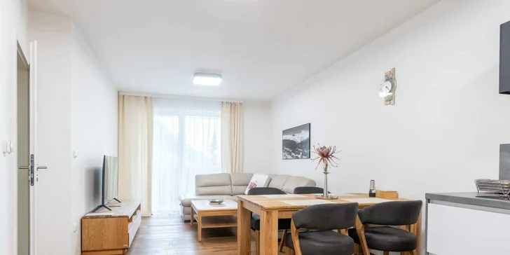 Pobyt v srdci Krkonoš: luxusní apartmány ve Vrchlabí pro 2 až 6 osob