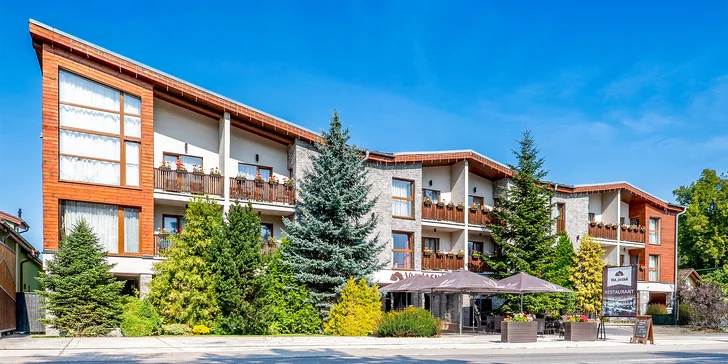 Dovolená u Liptovského Mikuláše: polopenze a relax ve wellness