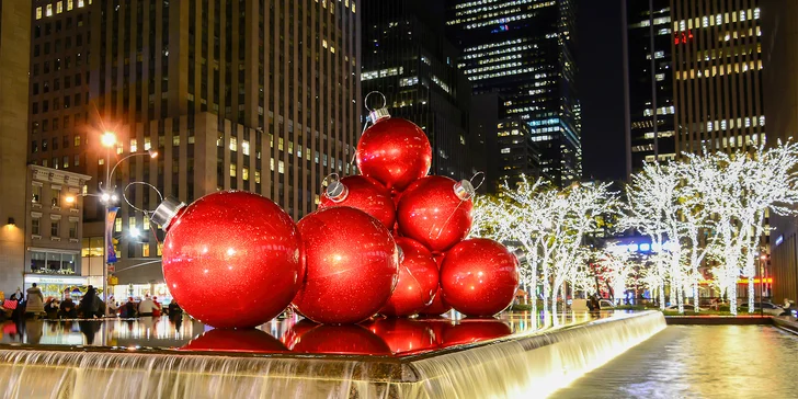 Šestidenní letecký zájezd do adventního New Yorku s ubytováním a snídaní