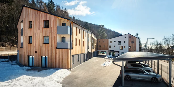 Pobyt v srdci Krkonoš: luxusní apartmány ve Vrchlabí pro 2 až 6 osob