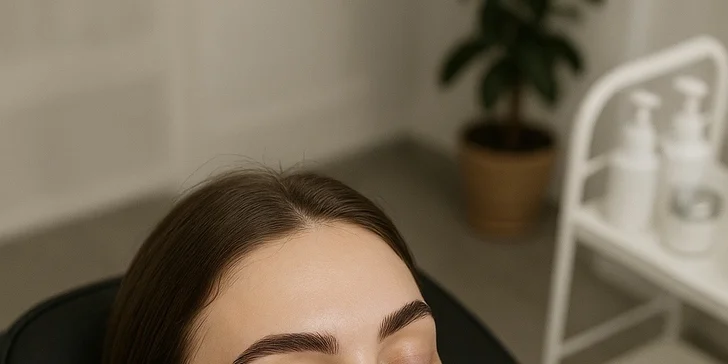Pro krásný pohled: laminace obočí vč. úpravy a barvení i lash lifting
