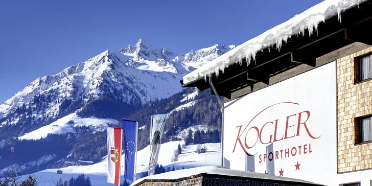 Na lyže do KitzSki: hotel v Mittersillu s bazénem, saunami a polopenzí, až 3 děti zdarma