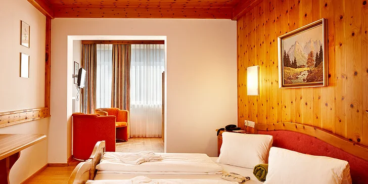 Na lyže do KitzSki: hotel v Mittersillu s bazénem, saunami a polopenzí, až 3 děti zdarma