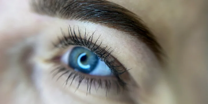 Podmanivý pohled každý den: laminace obočí a lash lifting včetně barvení a výživy