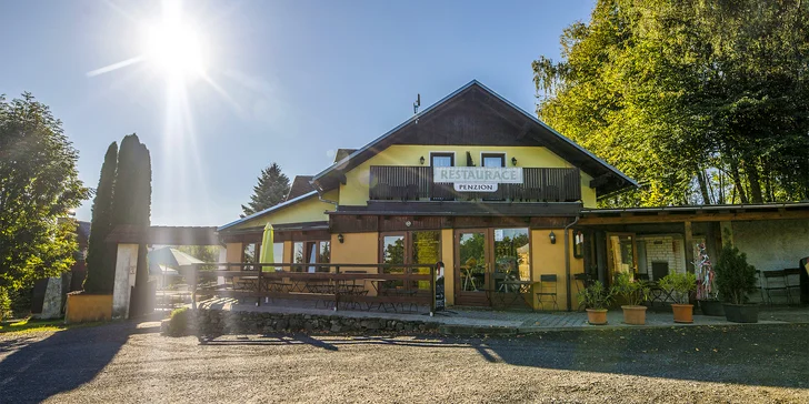 Za krásami Šumavy: penzion s polopenzí a wellness i zábavou
