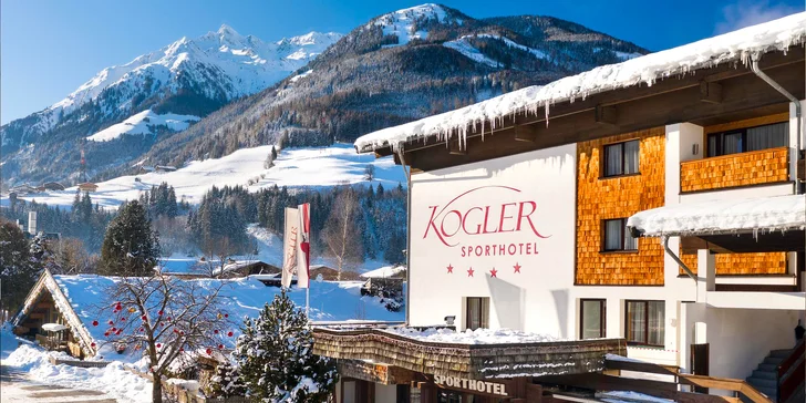 Na lyže do KitzSki: hotel v Mittersillu s bazénem, saunami a polopenzí, až 3 děti zdarma
