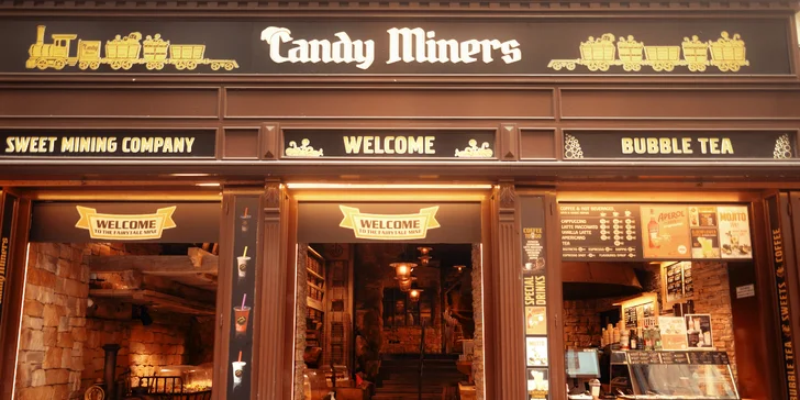 500 či 1000 g sladkostí dle výběru v Candy miners: bonbony, oříšky, ovoce a další sladkosti
