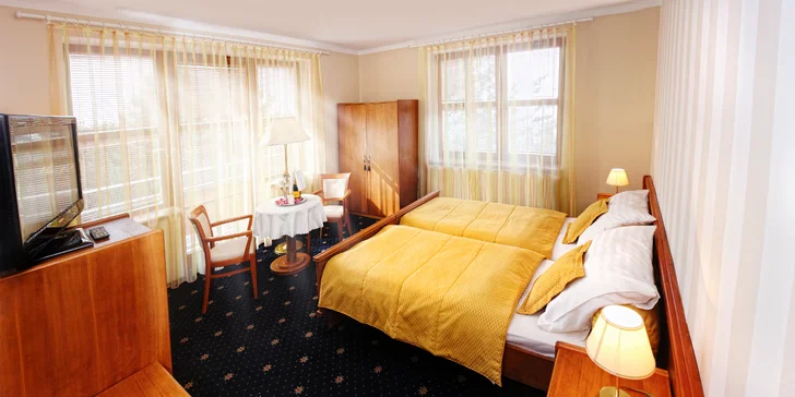 Příjemný tříhvězdičkový hotel u píseckých lesů i s možností snídaní