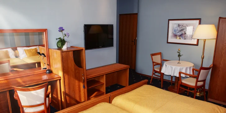 Příjemný tříhvězdičkový hotel u píseckých lesů i s možností snídaní