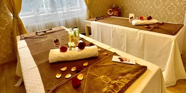 Thajské masáže: tradiční, olejová nebo párová v délce 60 nebo 90 min.