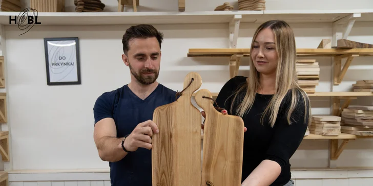 Vyrobte si své originální prkénko: 4hod. dřevařský workshop pro 1 i 2 osoby