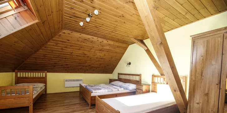 Dovolená u Lipna: bungalov či apartmán se vstupem do wellness