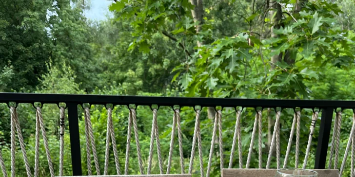 Posed pro 4 osoby kousek od ostravského hradu: terasa s grilem, kuchyňka i sauna
