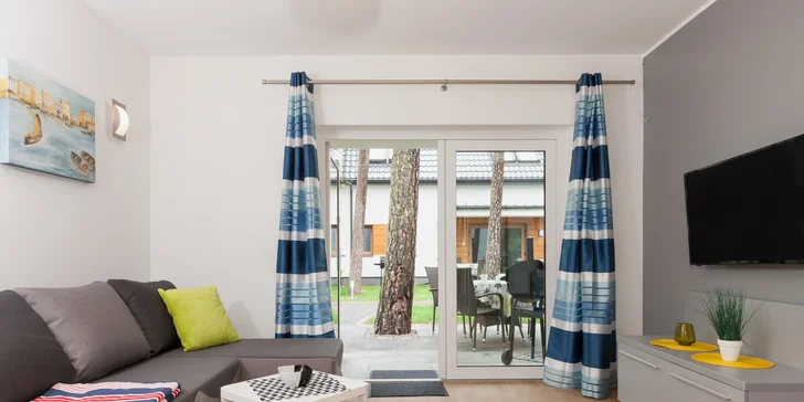 Odpočiňte si u Baltu: moderní apartmán, 10 minut od pláže