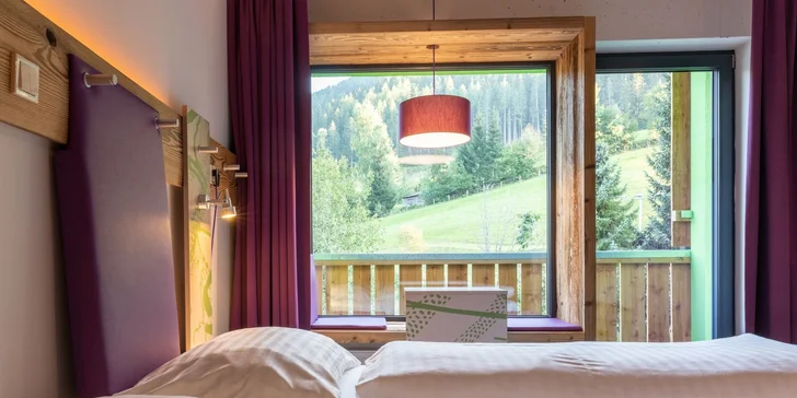 Pobyt v moderním horském hotelu v Korutanech se snídaní a saunami