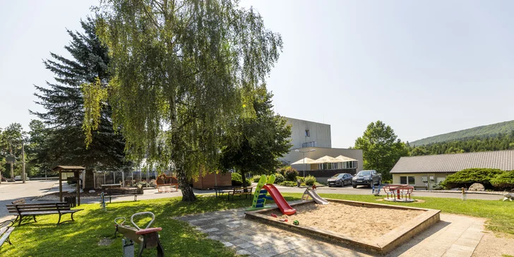 Železné hory: 4* hotel s neomezeným wellness, bazénem a polopenzí, jen 6 km od Seče
