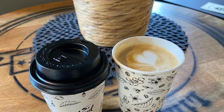 2 kávy s sebou dle výběru: espresso, cappuccino i ledová káva se zmrzlinou