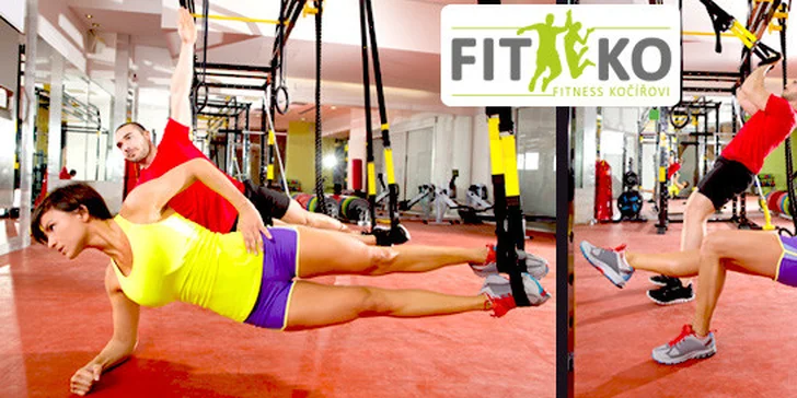 Osobní lekce TRX s trenérem se vstupem do fitness