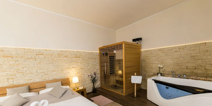Wellness pobyt v Pardubicích: pokoje či domek s vířivkou a saunou, solná jeskyně i privátní wellness