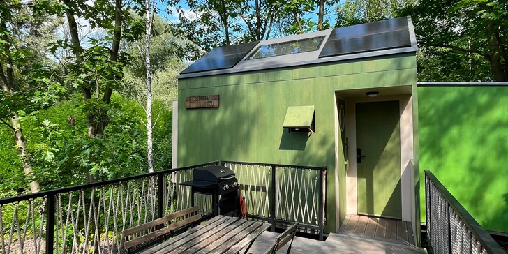 Posed pro 4 osoby kousek od ostravského hradu: terasa s grilem, kuchyňka i sauna