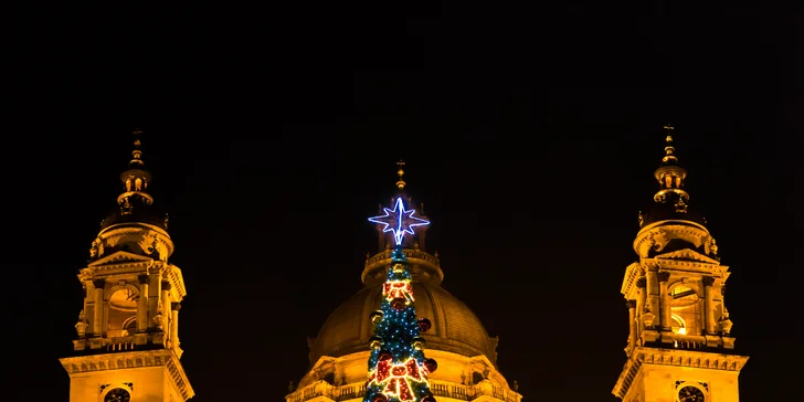 Adventní Budapešť: 3 noci se snídaní, prohlídka města s plavbou po Dunaji i návštěva lázní
