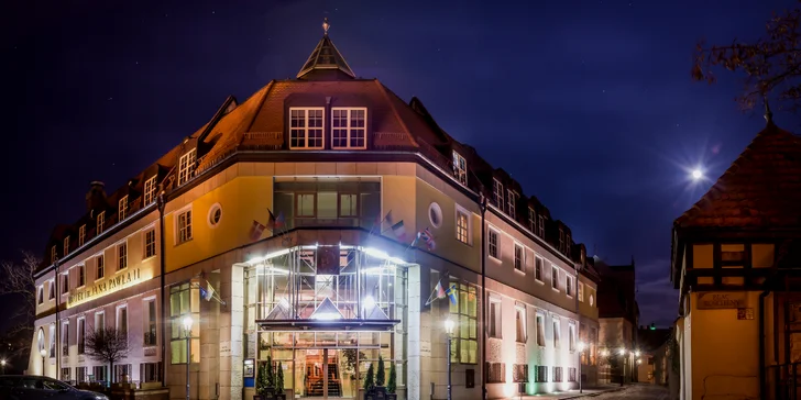 4* hotel se snídaní a možností sauny v historickém centru Wrocławi