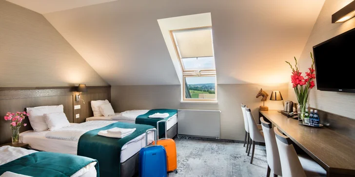 Dovolená v Michałovicích: 3* hotel se snídaní a wellness, cca 20 minut jízdy do Krakova