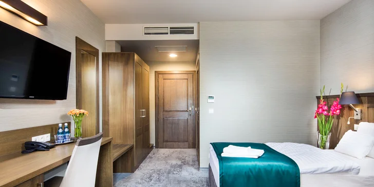Dovolená v Michałovicích: 3* hotel se snídaní a wellness, cca 20 minut jízdy do Krakova