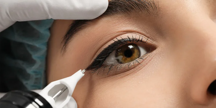 Permanentní make-up: pudrové obočí, meziřasové i stínované oční linky i akvarelové rty