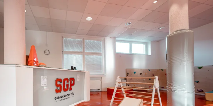 Vstup do dětské gymnastické herny, skupinové lekce i pronájem tělocvičny