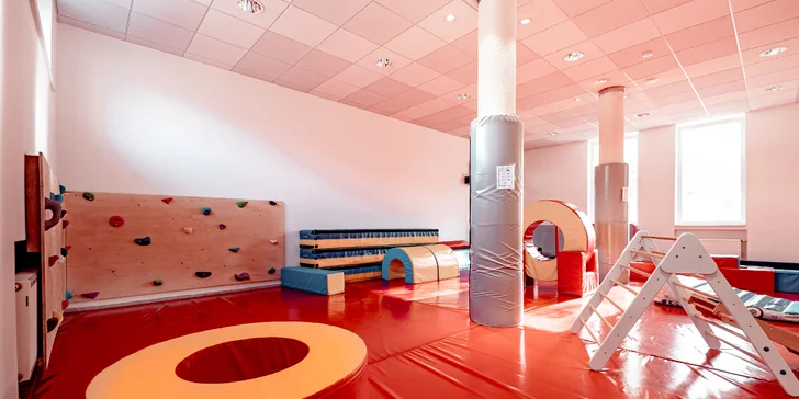 Vstup do dětské gymnastické herny, skupinové lekce i pronájem tělocvičny