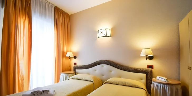 Italské prázdniny plné slunce: 3* hotel kousek od písečné pláže, plná penze, zábavní parky v okolí