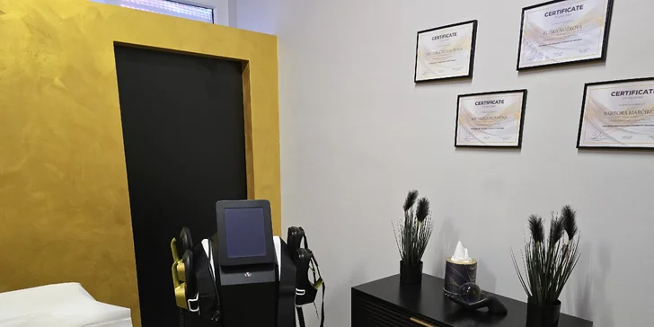 Ošetření přístrojem EMSzero: spalování tuků, odstranění celulitidy, zpevnění a budování svalů