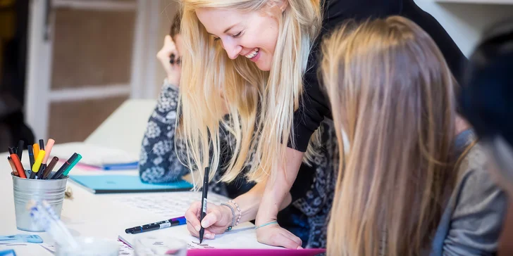 Krasopsaní od A do Z: workshop moderní kaligrafie a květinových ilustrací pro 1 až 2 osoby