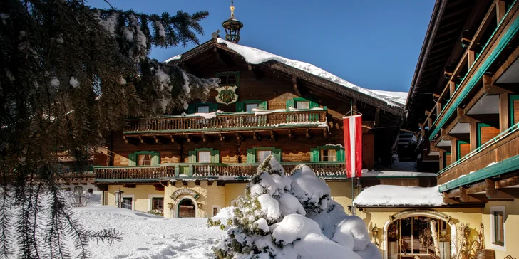 Zima v srdci rakouských Alp: hotel 150 m od vleku, polopenze a wellness