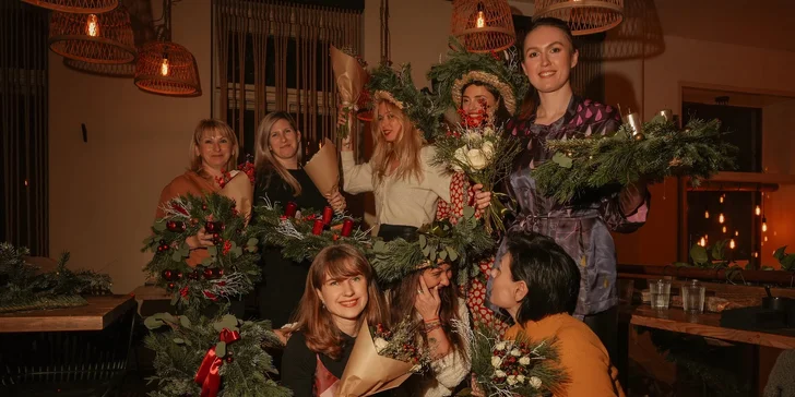 Workshop vázání květin, tvorby flower boxu či květinových ozdob, pro 1 či 2 osoby